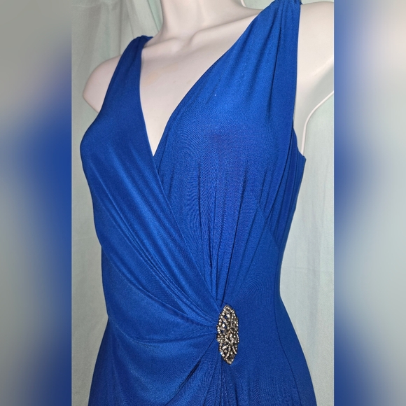 Ralph Lauren Royal Blue Evening Gown - Picture 4 of 6